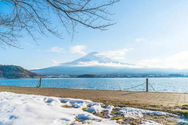 Dağ Fuji San Kawaguchiko Gölü.