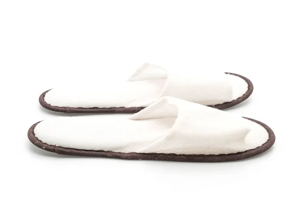 White slippers on white — Stock Photo, Image