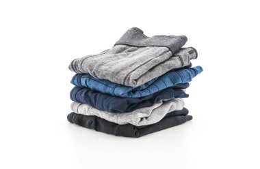 Beyaz arka plan üzerinde erkek iç giyim