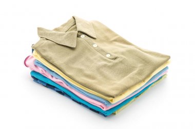 giyim üzerine beyaz yığınları 