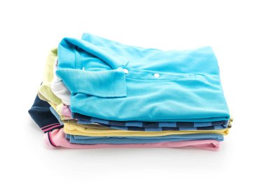 giyim üzerine beyaz yığınları 