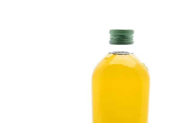 Оливковое масло бутылки изолированы на белом — стоковое фото