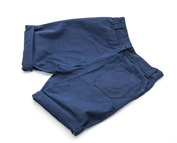 Pantalón corto en blanco —  Fotos de Stock