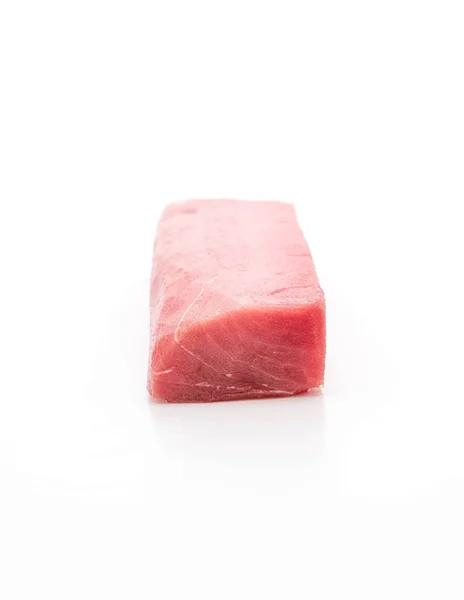 Fresh tuna on white — Stock Photo, Image