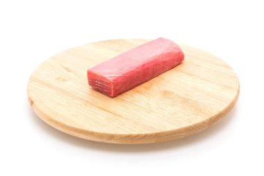 ahşap tahta üzerinde Taze orkinos