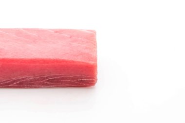 beyaz üzerine taze orkinos