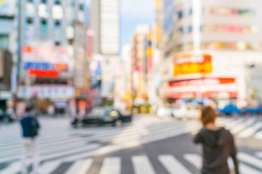 Shinjuku Tokyo City, soyut bulanıklık