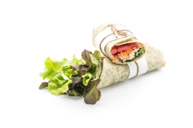 tavuk ve ıspanak salatası rulo sarma