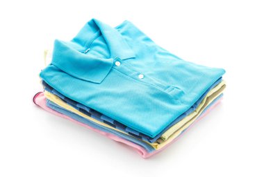 giyim üzerine beyaz yığınları 