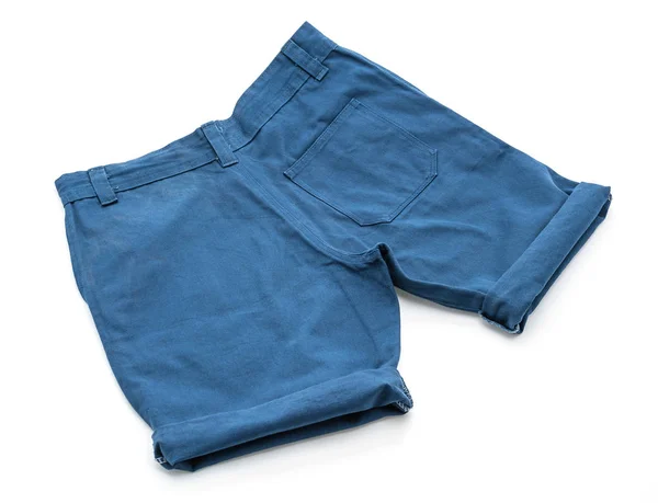 Короткие брюки на белом — стоковое фото