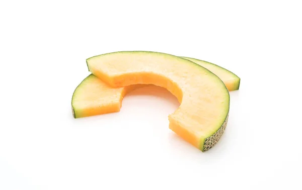 Melon Cantaloup sur blanc — Photo