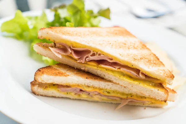 Ham cheese sandwich — Stock Photo, Image