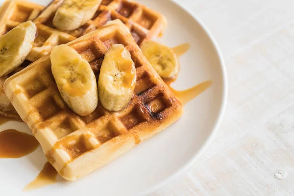 karamel ile muz gözleme