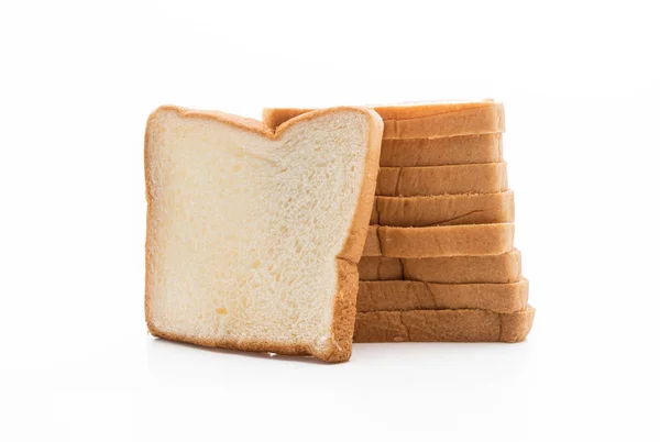 A fehér kenyérrel — Stock Fotó