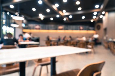 Restoran soyut bulanıklık