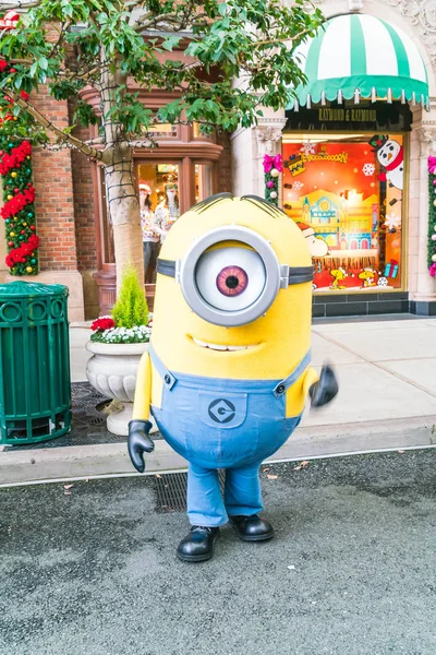 OSAKA, JAPÃO - NOV 21 2016: Minion Mascot from Despicable Me in — Fotografia de Stock