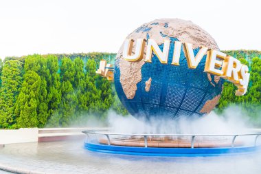 Osaka, Japonya - 21 Kasım 2016: temel tema park konumlar