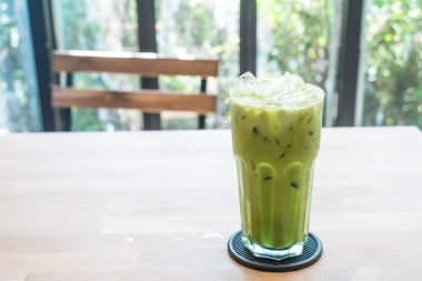 buzlu yeşil çay kahve