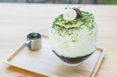 yeşil çay bingsu