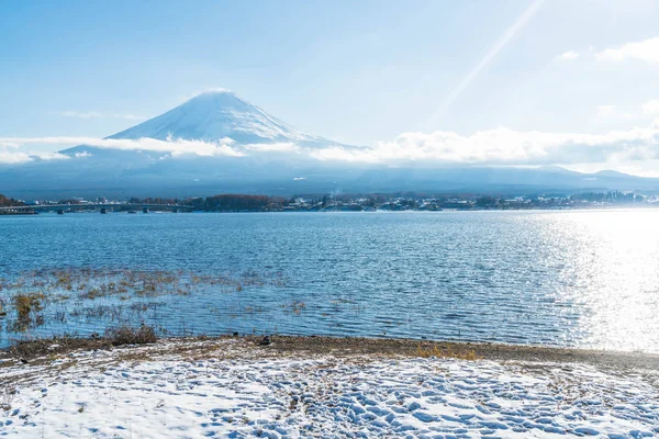 Dağ Fuji San Kawaguchiko Gölü.