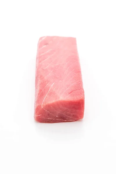 Fresh tuna on white — Stock Photo, Image