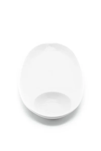 White plate  on white — Stock Photo, Image