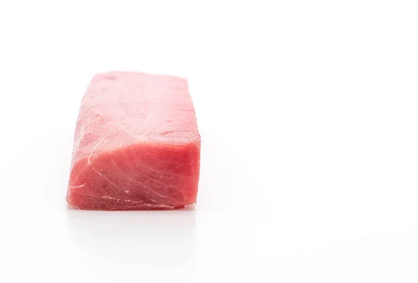 Fresh tuna on white — Stock Photo, Image