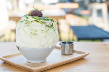 yeşil çay bingsu