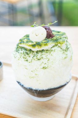 yeşil çay bingsu