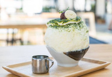 yeşil çay bingsu