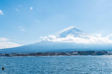 Dağ Fuji San Kawaguchiko Gölü.