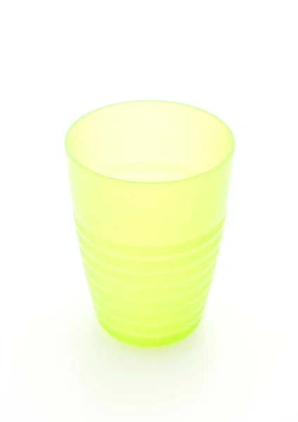 Verre plastique vert — Photo