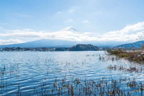 Dağ Fuji San Kawaguchiko Gölü.