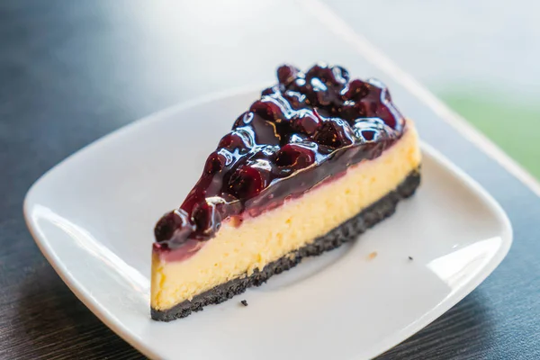 Blueberry cheese cake — Stock Photo, Image