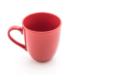 Kırmızı seramik kupa