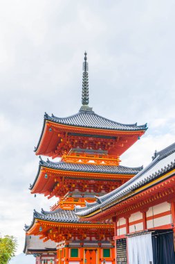 Kiyomizu-dera Tapınağı güzel mimari Kyoto,.