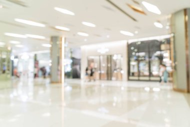 Lüks alışveriş merkezinde soyut bulanıklık