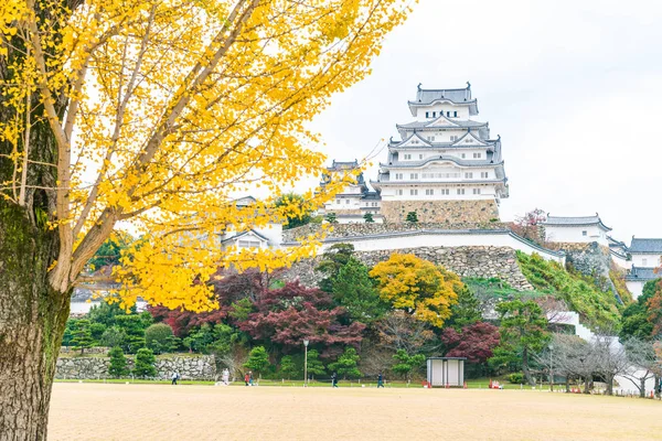 Castelo Himeji na Prefeitura de Hyogo, Japão, Património Mundial da UNESCO — Fotografia de Stock