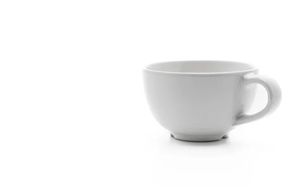 Boş beyaz kahve Kupası — Stok fotoğraf