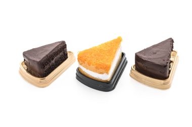 Altın konu pasta ve çikolata kek