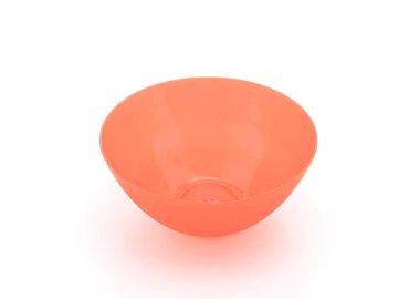 kırmızı plastik kase