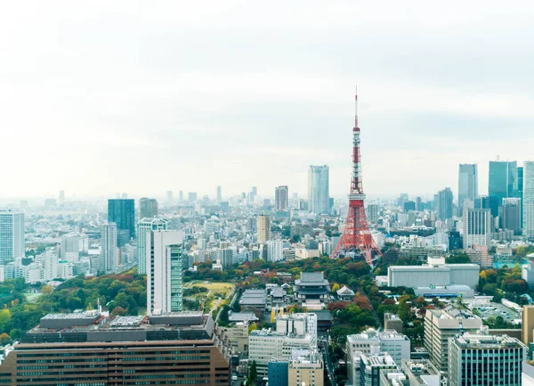 Небо над Токио в сумерках — стоковое фото
