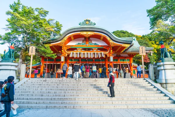 Santuario de Fushimi Inari, Japón - 2016 NOV 23: es un Shin importante — Foto de Stock