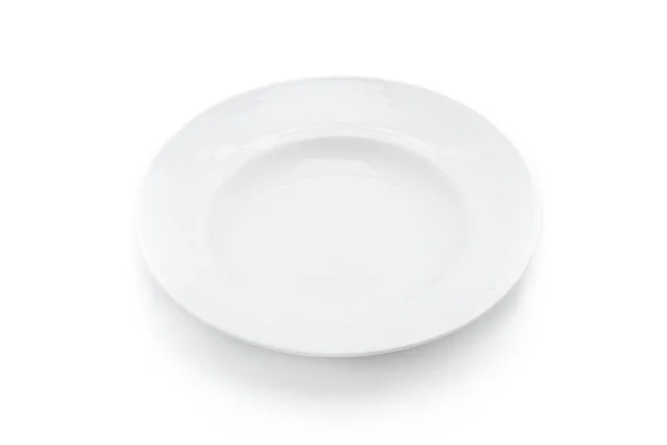 White plate  on white — Stock Photo, Image