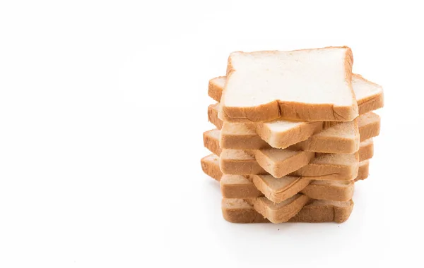 stock image milk bread on white