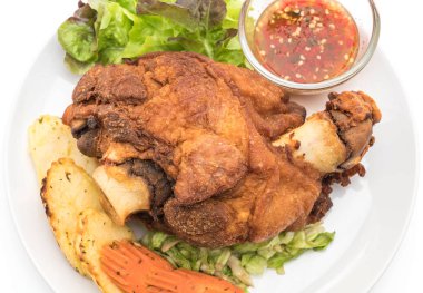 Gevrek domuz knuckle veya Alman domuz Hocks