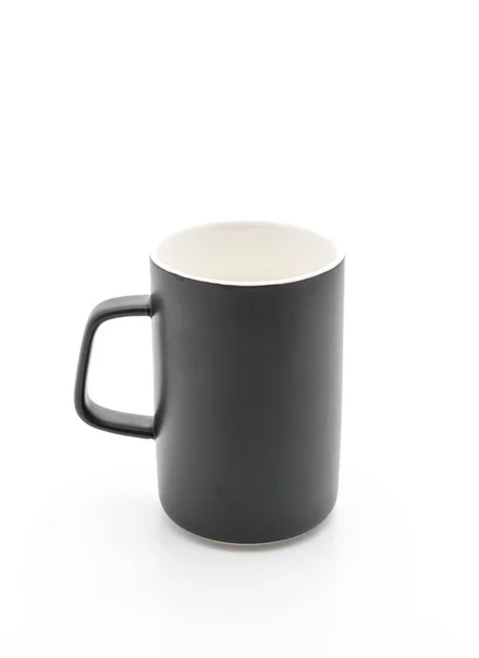 Czarny Kubek ceramiczny — Zdjęcie stockowe