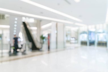 Lüks alışveriş merkezinde soyut bulanıklık