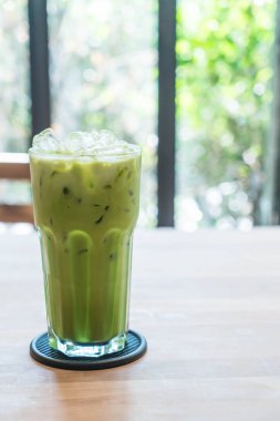 buzlu yeşil çay kahve