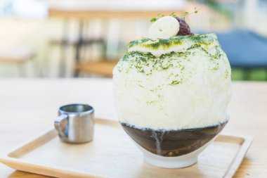 yeşil çay bingsu